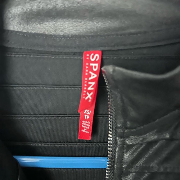 Spanx Faux Leather Moto Jacket XS - Picture 2 of 8